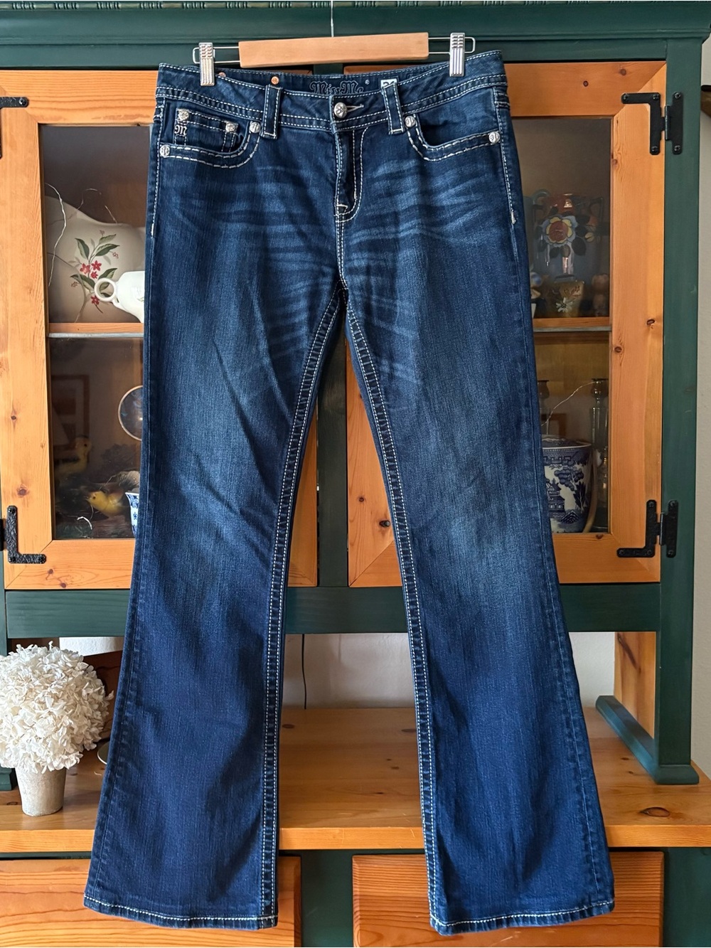 Miss Me Mid-Rise Boot Cut Jeans